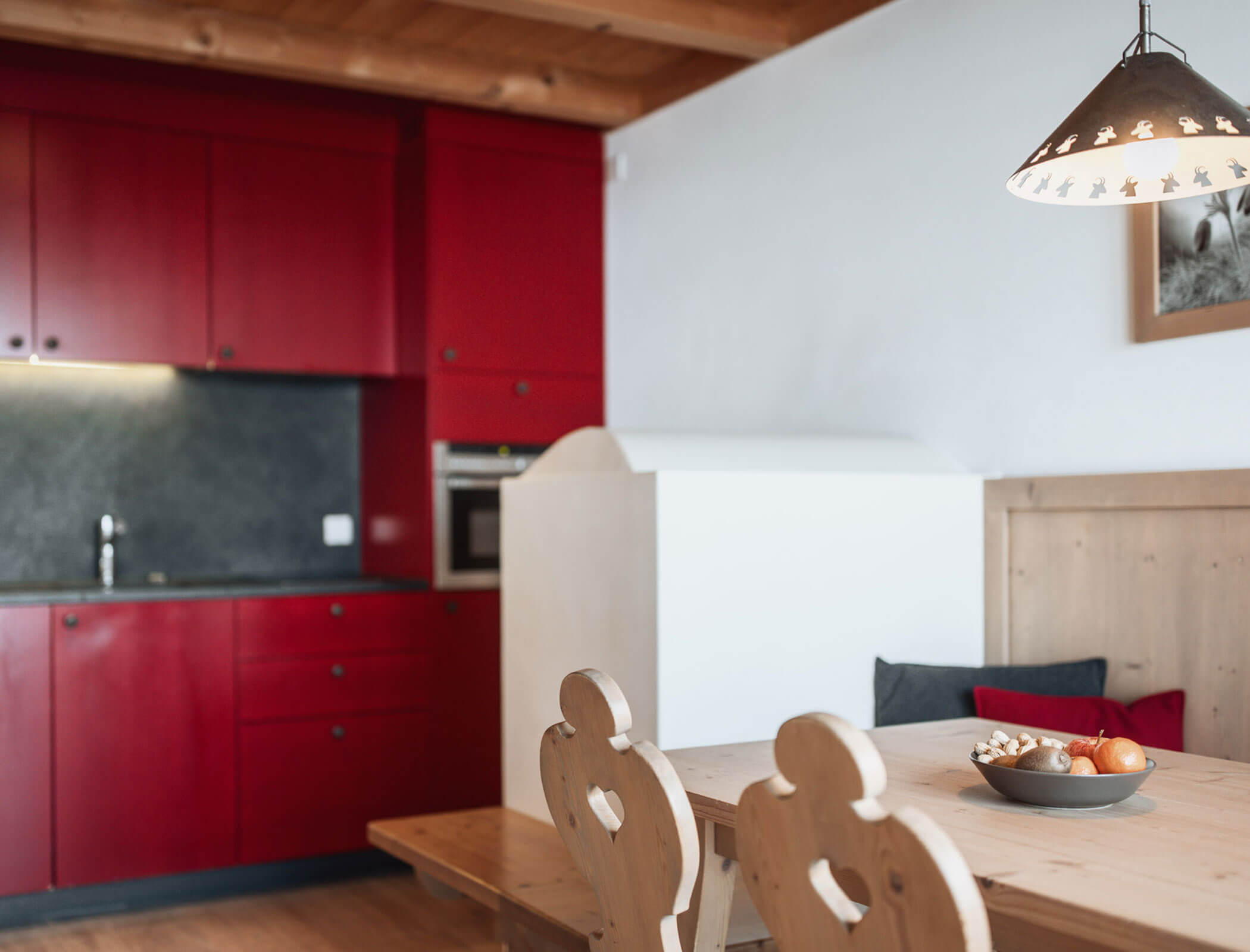 Küche und Essbereich vom Apartment Helmuth Superior