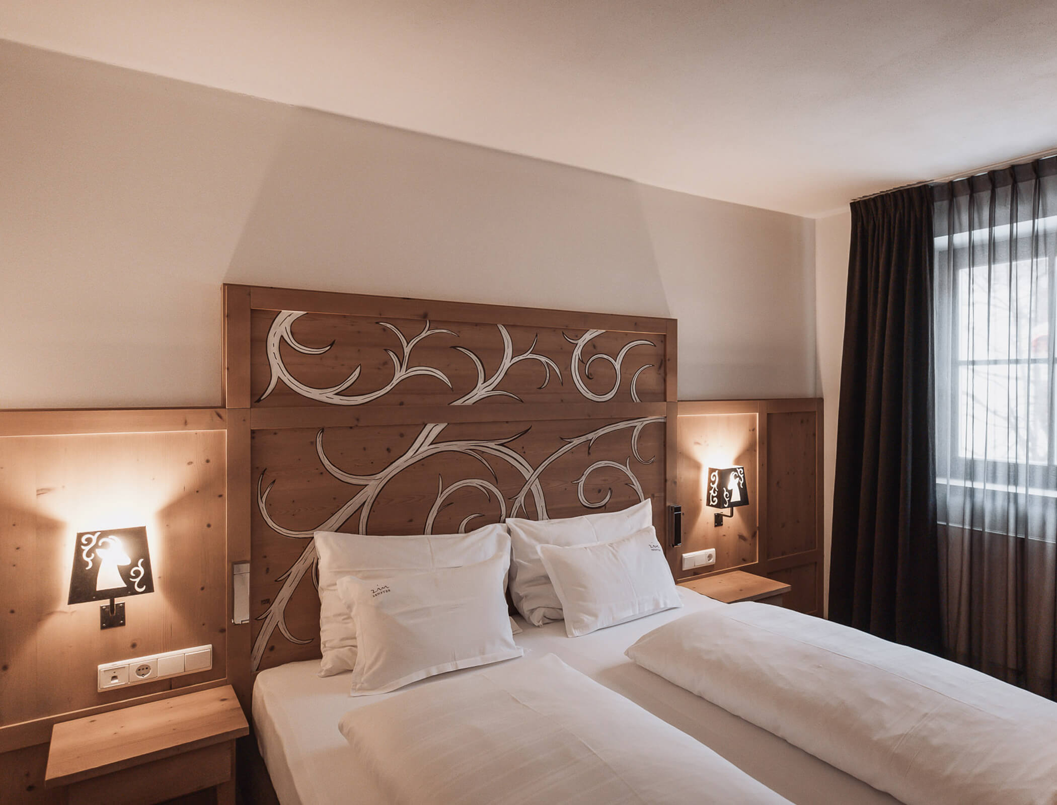 Doppelbett vom Apartment Irene