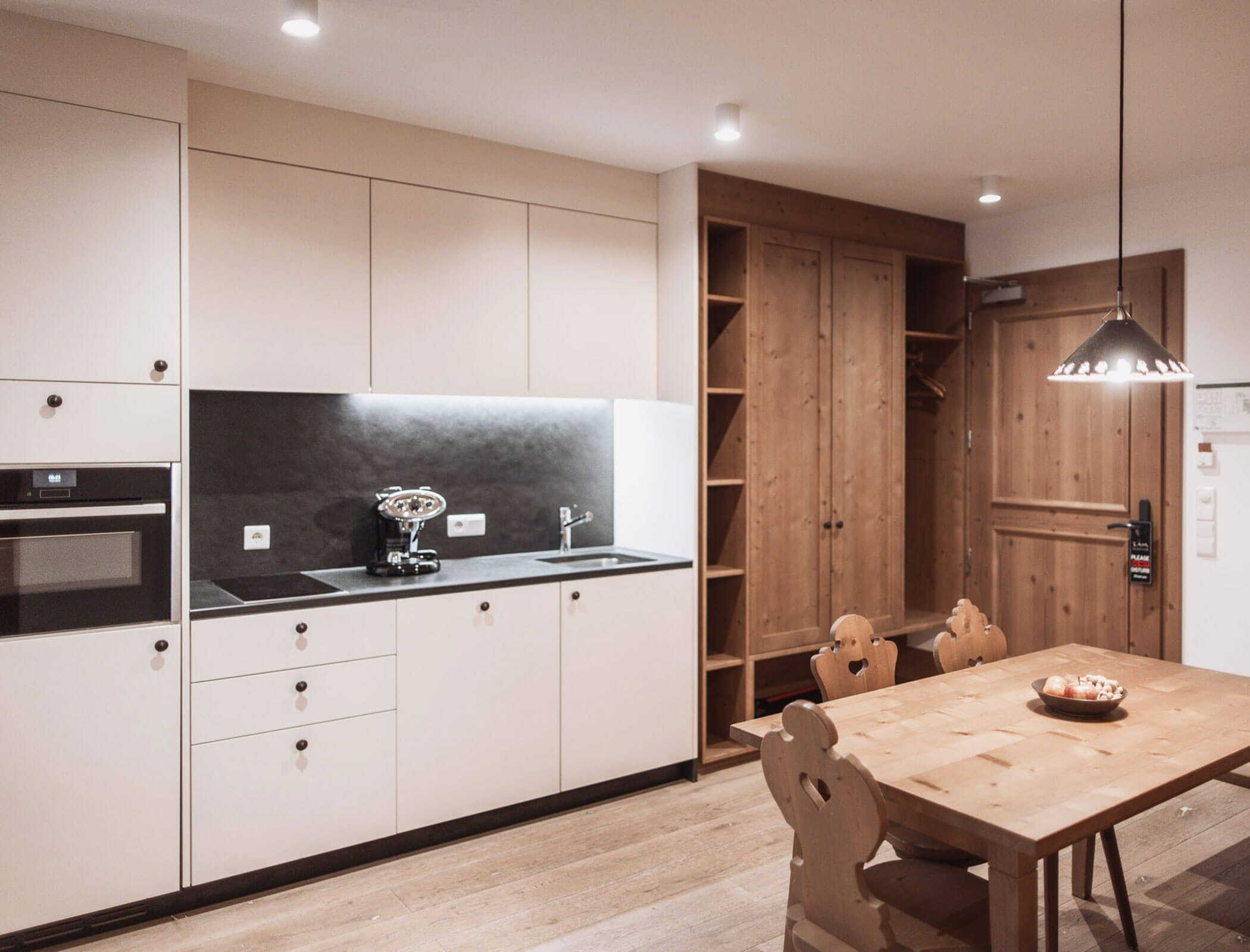 Koch- und Essbereich vom Apartment Irene Garten