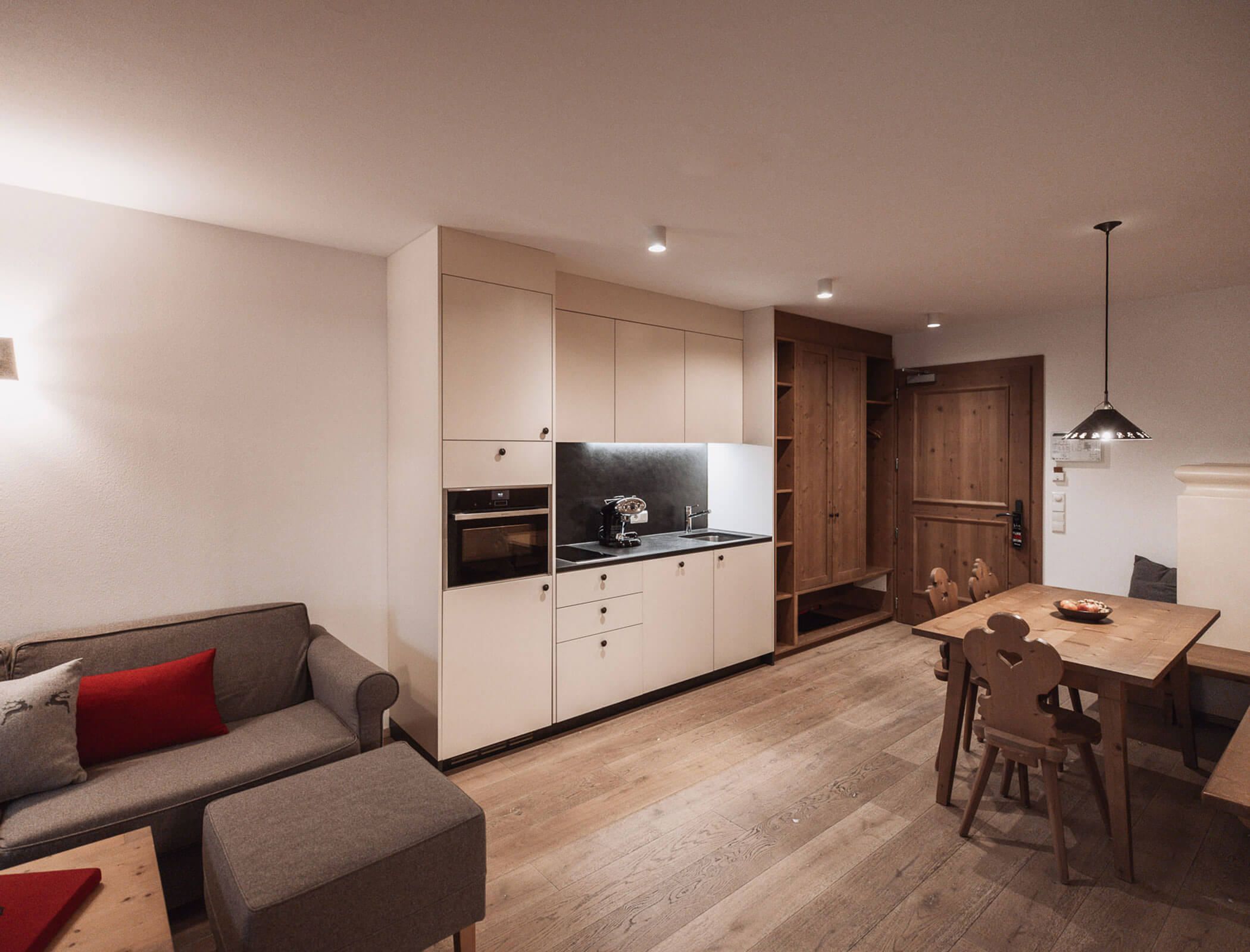 Wohn- und Essbereich vom Apartment Irene Garten