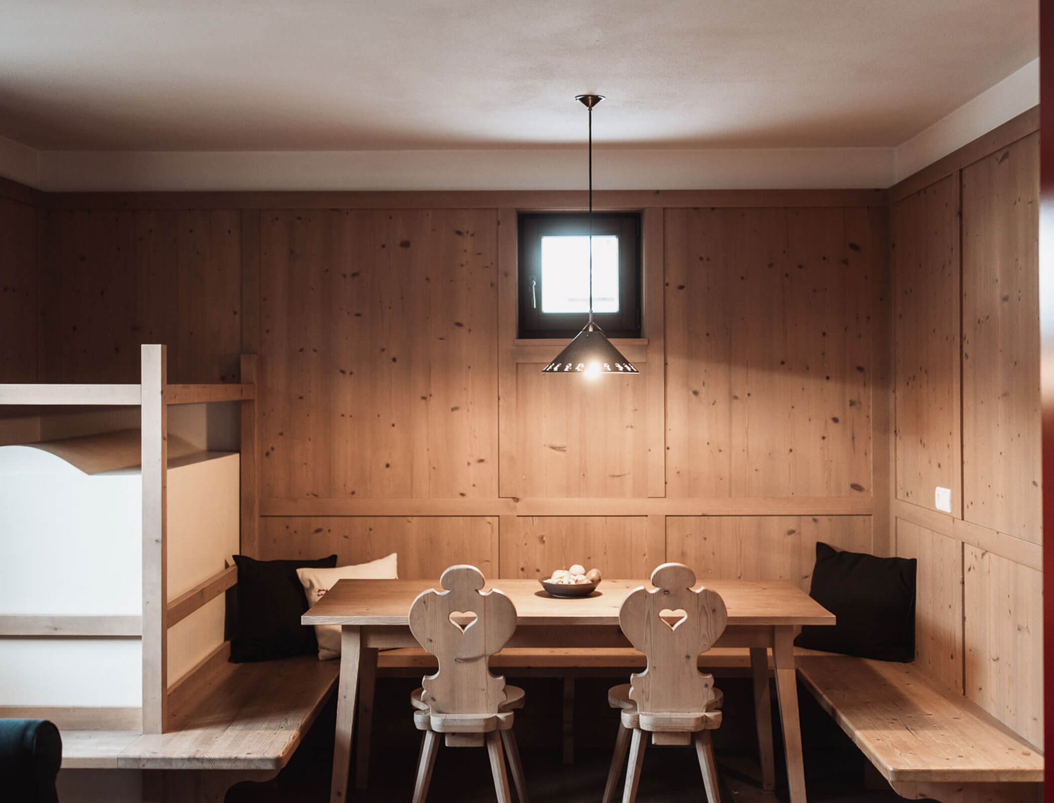 Stube mit Ofen vom Apartment Sigrid