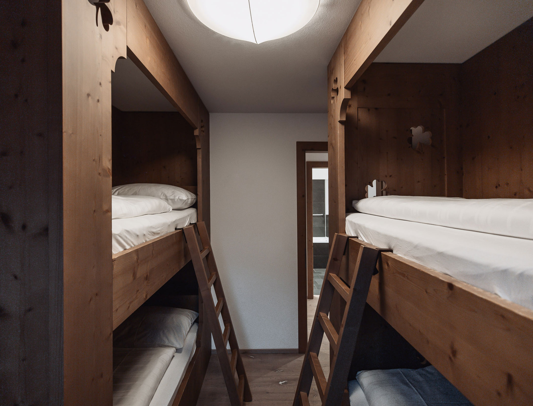 Kinderzimmer mit Stockbetten vom Apartment Sigrid Garten