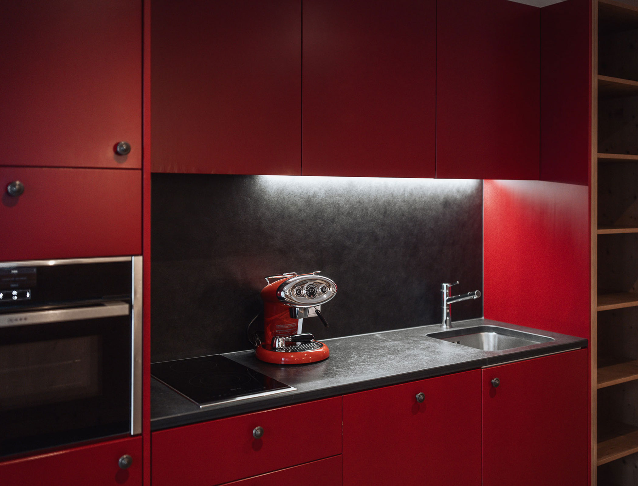 Kochzeile vom Apartment Sigrid Garten