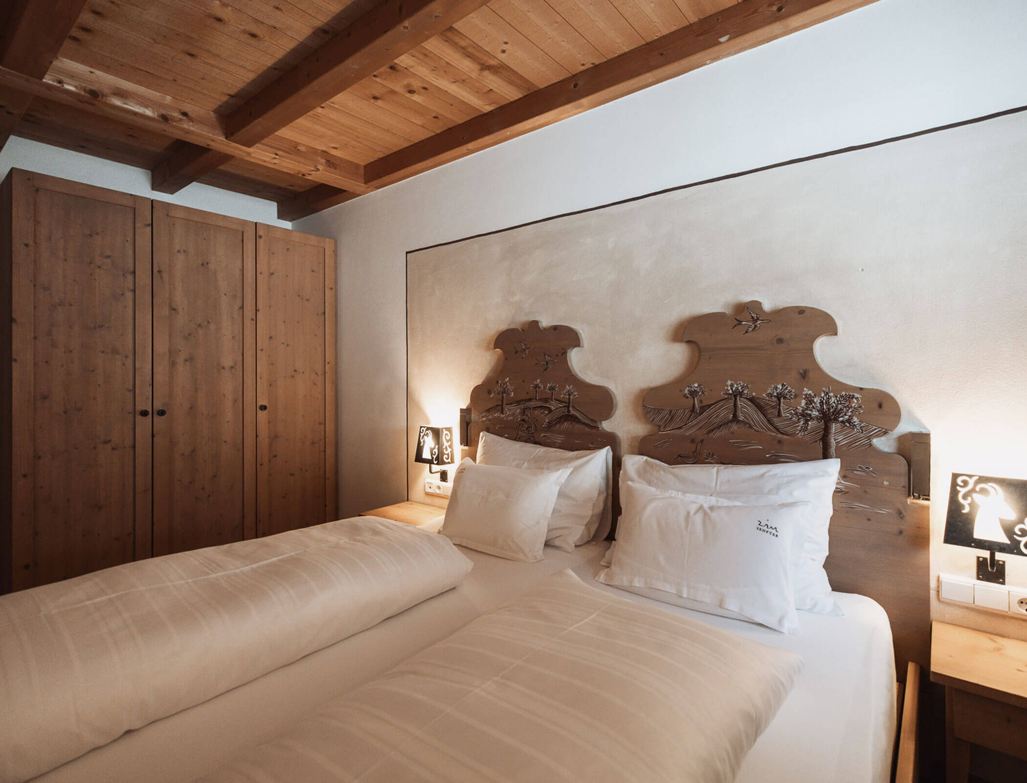 Doppelbett vom Apartment Sigrid Plus