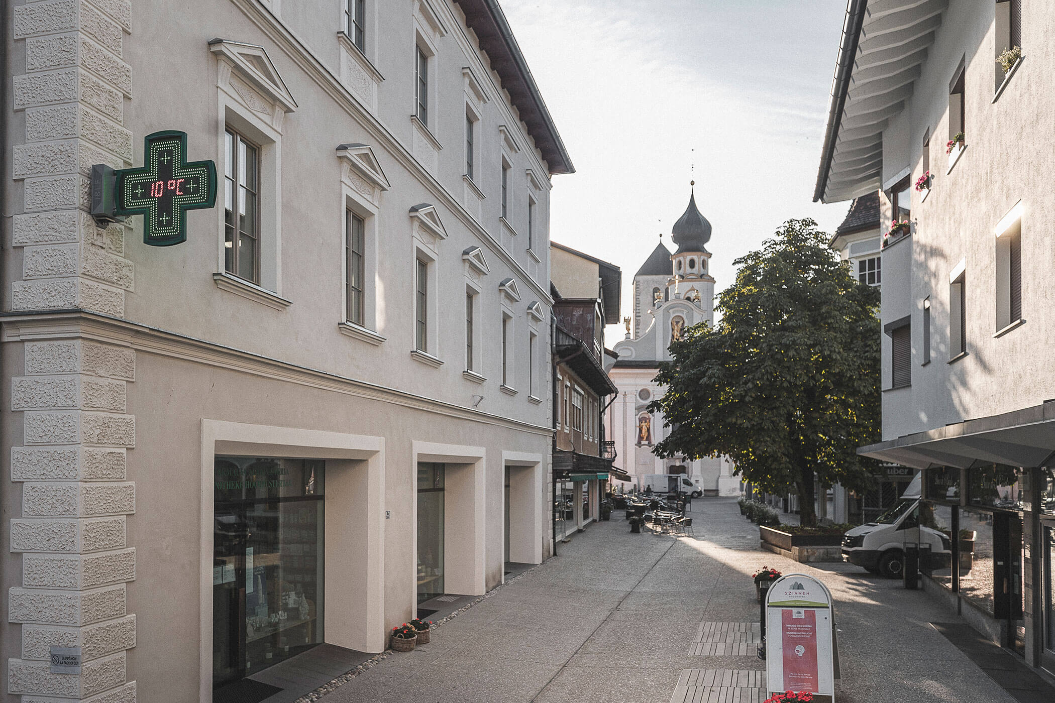 Das Dorfzentrum von Innichen