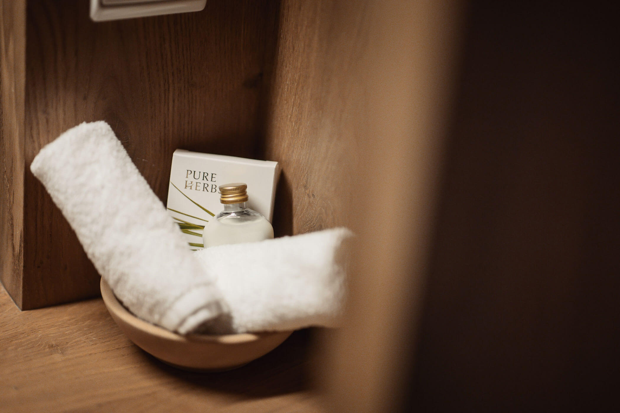 Pflegeset im Apartment