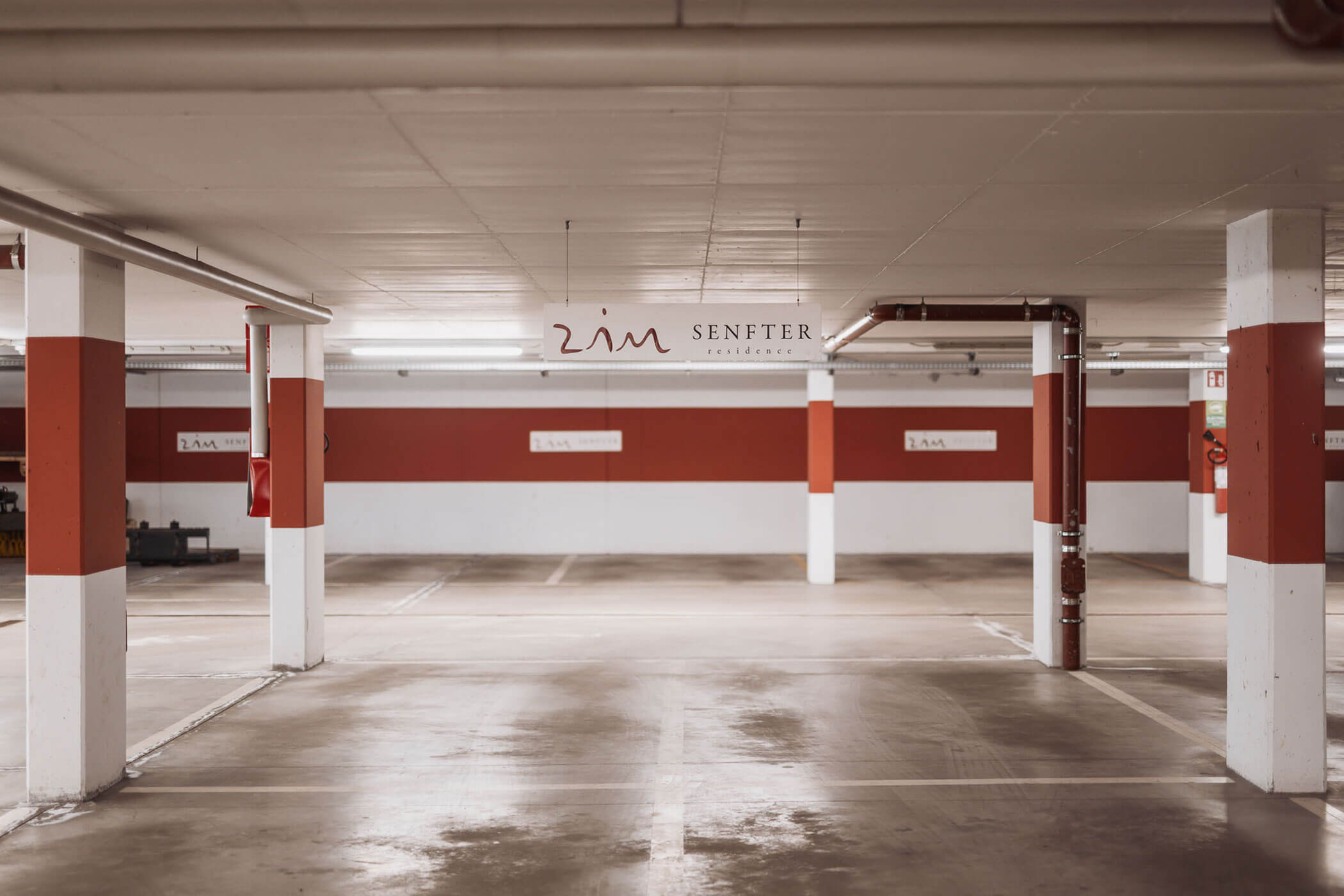 Parkgarage der Zin Senfter Residence