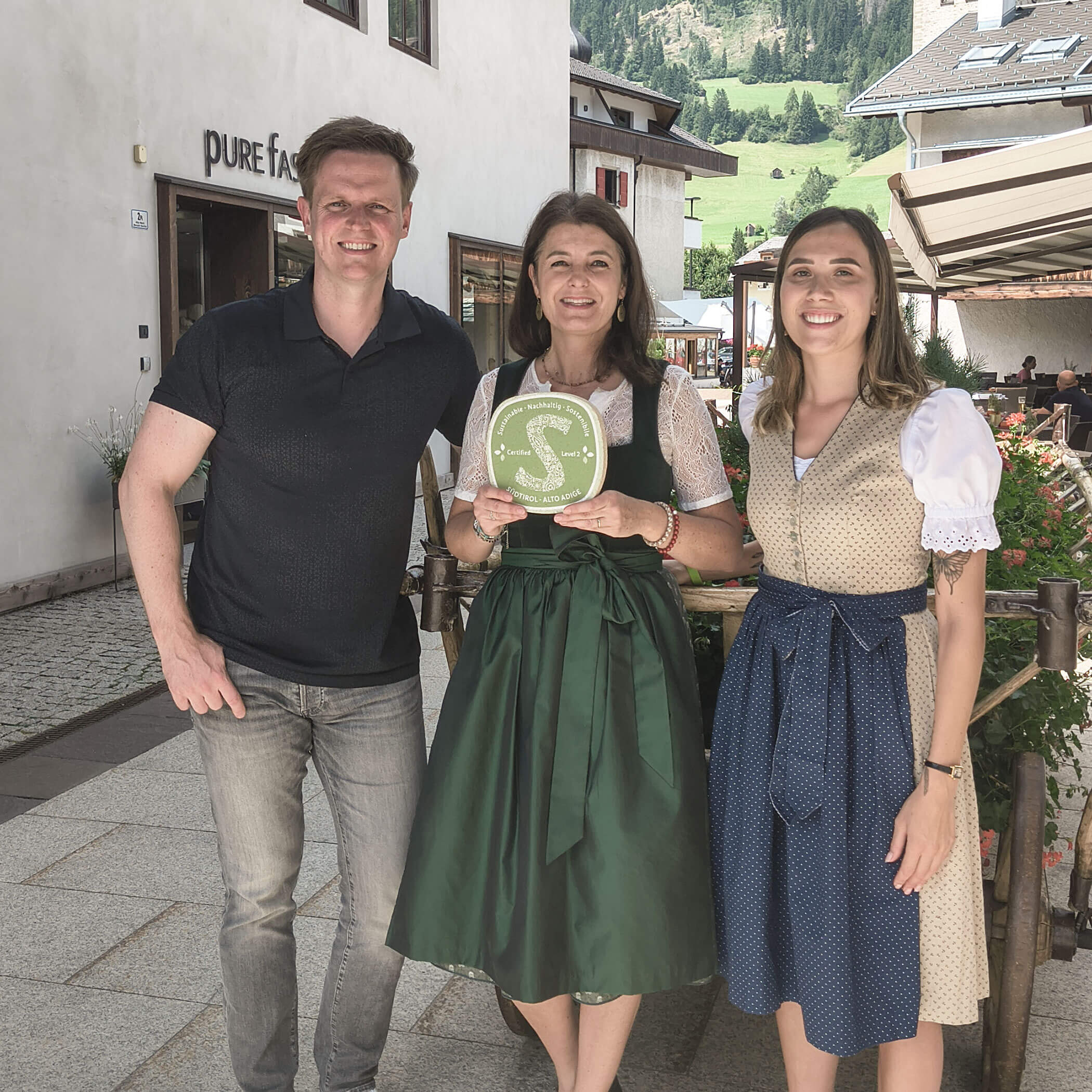 Nachhaltigkeitslable für das Senfter Platzl