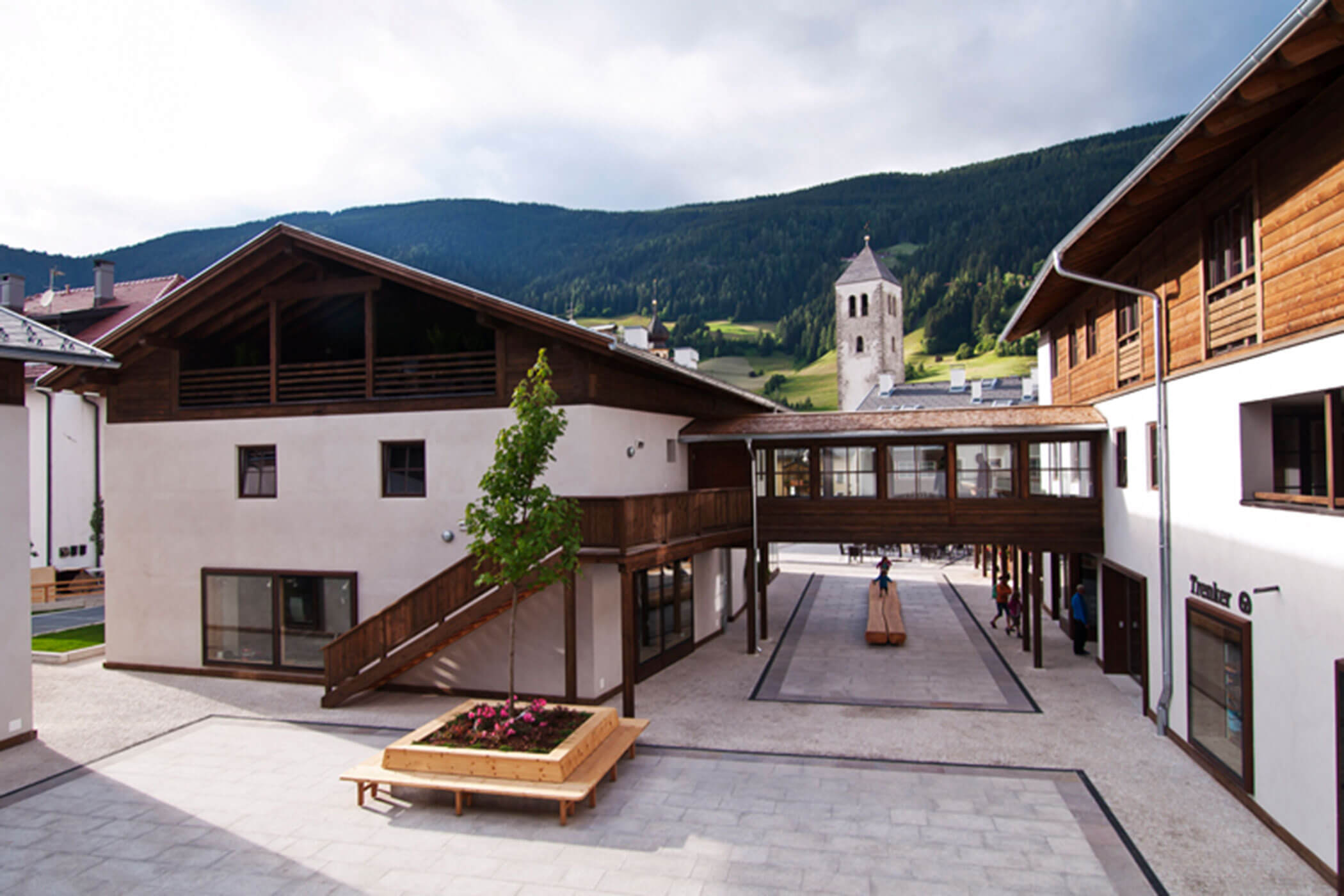 Das Senfter Platzl im Sommer