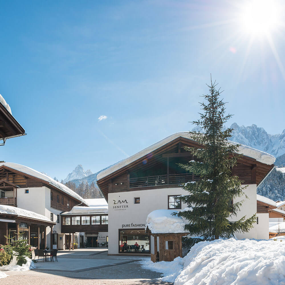 Das Senfter Platzl im Winter